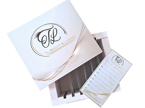 Wimpernpaletten Box - inkl. 6 Glas Paletten